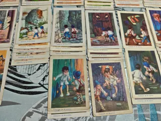 Lote 74 cromos El Castillo del Diablo