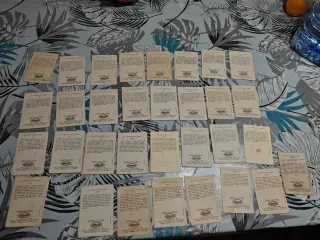 Lote 74 cromos El Castillo del Diablo