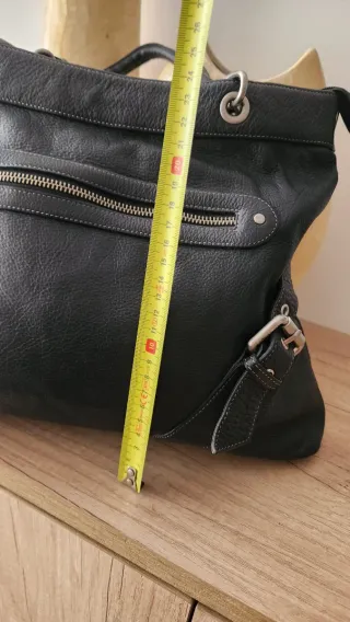 Bolso Tomboy Wiz Piel Negro Nuevo
