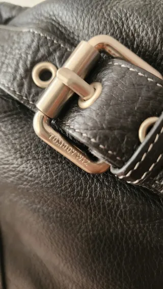 Bolso Tomboy Wiz Piel Negro Nuevo