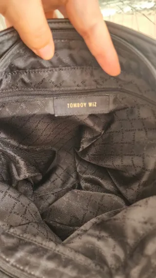 Bolso Tomboy Wiz Piel Negro Nuevo