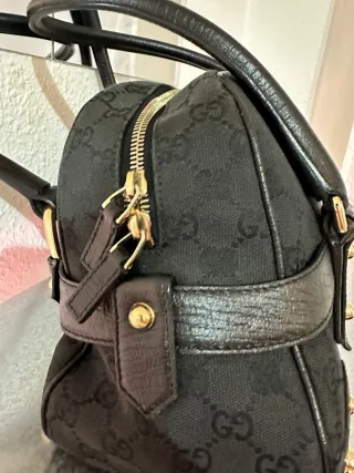 Bolso Gucci Horsebit Negro Tamaño maxi con funda