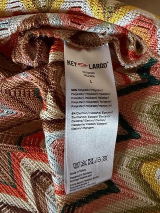 Jersey zigzag multicolor