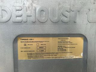 Depósito Dehoust Tanque 2 en 1 HDPE 720 litros