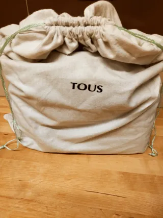 Bolso Tous Negro Piel Nuevo Con Etiquetas