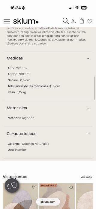 Alfombra sklum Idalis 275x180 cm