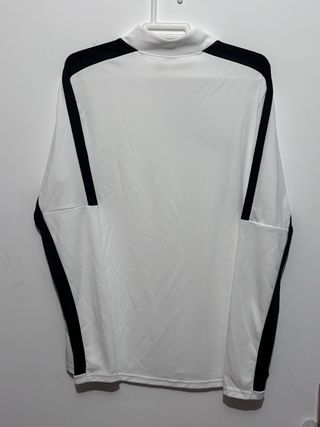 Sudadera Nike Media Cremallera Blanca y Negra