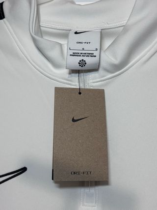 Sudadera Nike Media Cremallera Blanca y Negra