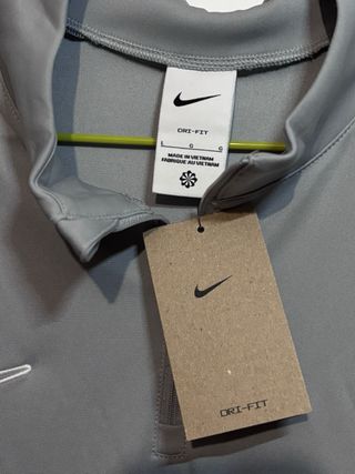 Sudadera Nike Media Cremallera Gris y Negra