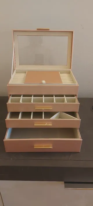 Portagioie grande XXL oro rosa