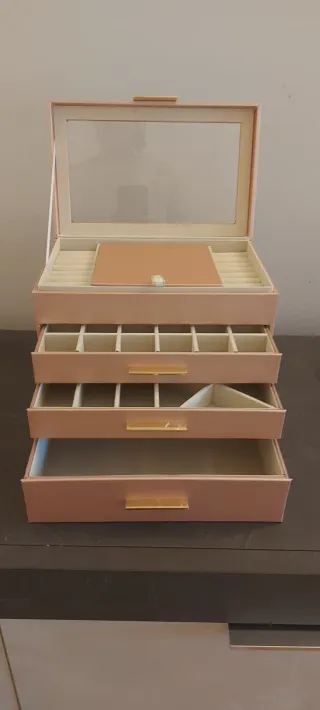 Portagioie grande XXL oro rosa