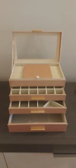 Portagioie grande XXL oro rosa