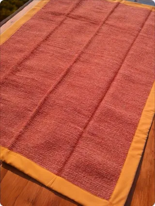 Alfombra naranja 140x190 cm