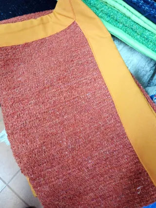 Alfombra naranja 140x190 cm