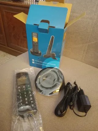 Teléfono Inalámbrico Negro