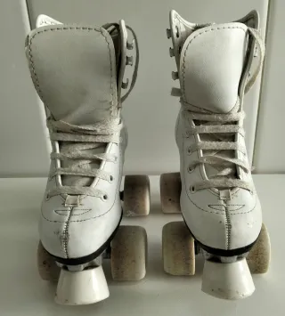 Patines de 4 ruedas blancos niñas 7 3/4