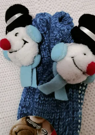 Calzini antiscivolo bambina con pupazzi