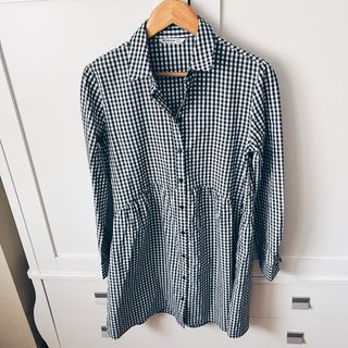 Vestido Vichy Negro y Blanco