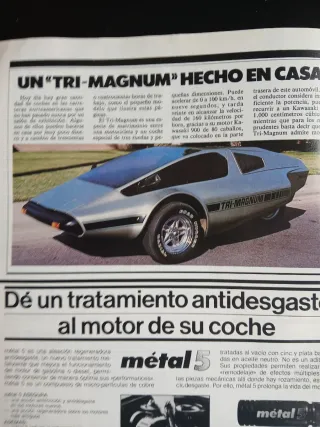 Revista automovilismo Motor 16 agosto 1984