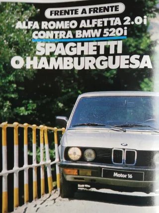 Revista automovilismo Motor 16 agosto 1984