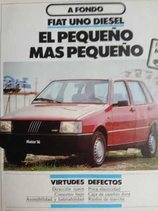 Revista automovilismo Motor 16 agosto 1984