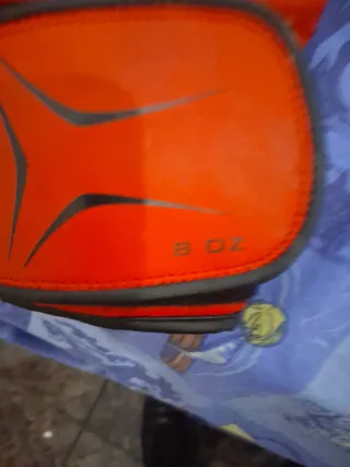 Guantes de boxeo rojos 8 oz