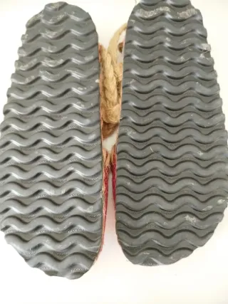Alpargatas artesanales cáñamo talla 39-40