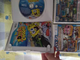 Juegos Wii: Spongebob, Rayman, Celebrity
