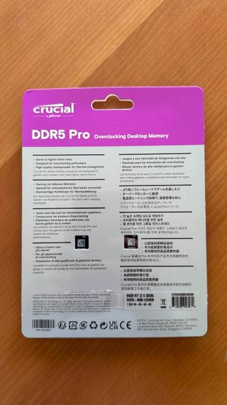 Crucial Pro DDR5 64GB (2x32GB) 6000MHz CL40