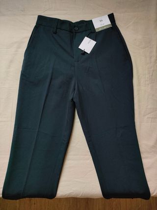 Pantalón Chino Slim Fit Lefties Hombre Negro