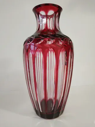 Vaso WMF in cristallo Rosso/trasparente