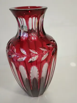 Vaso WMF in cristallo Rosso/trasparente