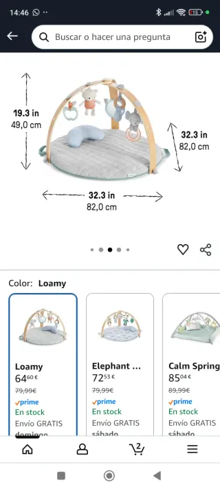 Gimnasio Ingenuity para bebé.