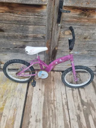 Bicicleta Hana Montana Niña Morada