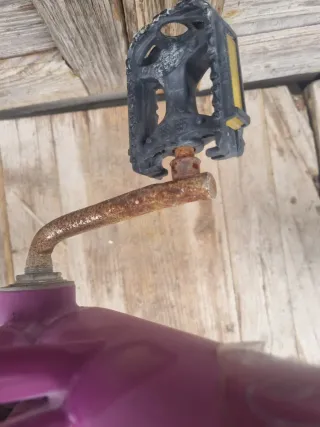 Bicicleta Hana Montana Niña Morada