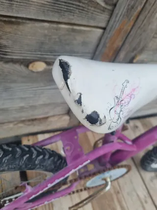 Bicicleta Hana Montana Niña Morada