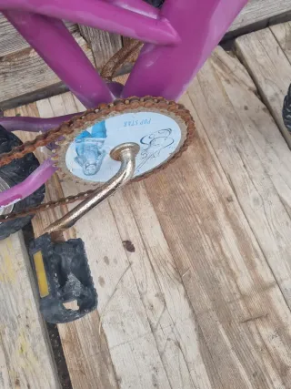 Bicicleta Hana Montana Niña Morada