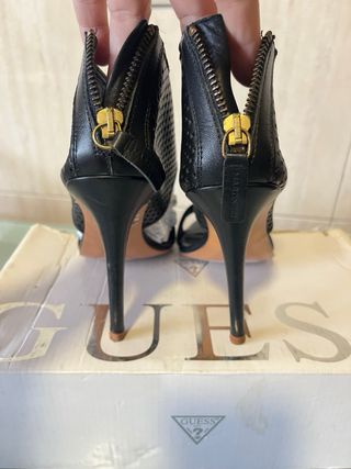 Botín Guess Piel Negro Talla 37