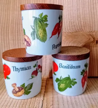 Barattoli porcellana Gerold Tettau W.Germany   '60