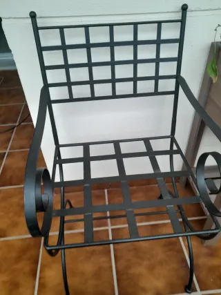 2 Sillones Hierro Jardín Seminuevos