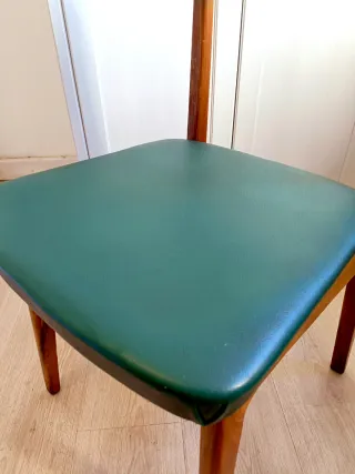 Coppia sedie Anonima Castelli in faggio anni '60