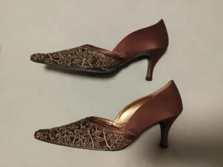 Zapatos de tacón (Melanie)macrame imperio