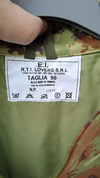Giacca Militare Vegetata Tg 50