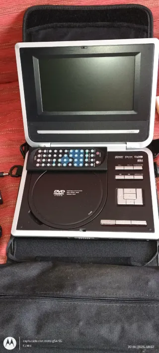 Reproductor DVD Portátil, USB, TV-TDT, Tarjeta