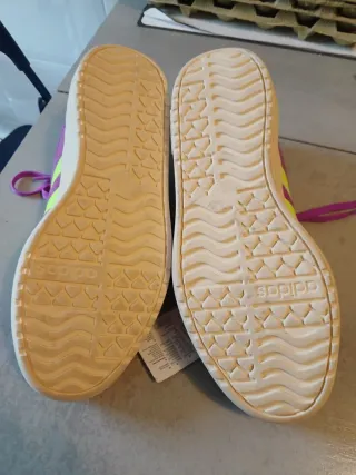 Adidas VL Cort Bold Morado y Verde