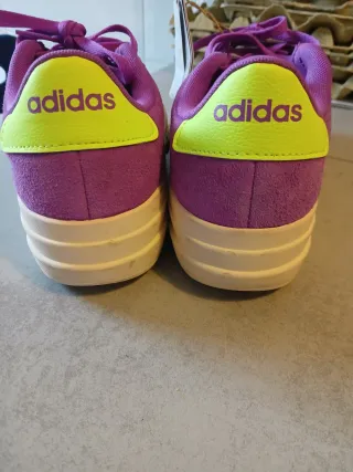 Adidas VL Cort Bold Morado y Verde