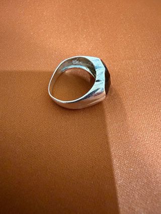 Anillo Oso Tous Plata y Onix