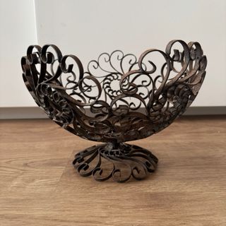 Frutero de hierro forjado vintage
