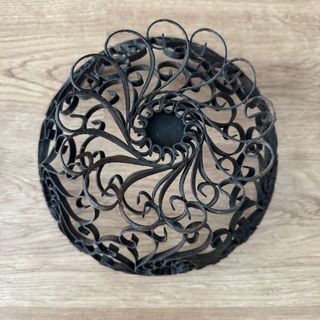 Frutero de hierro forjado vintage