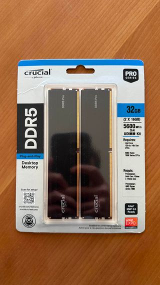 Crucial Pro DDR5 32GB (2x16GB) 5600MHz RAM